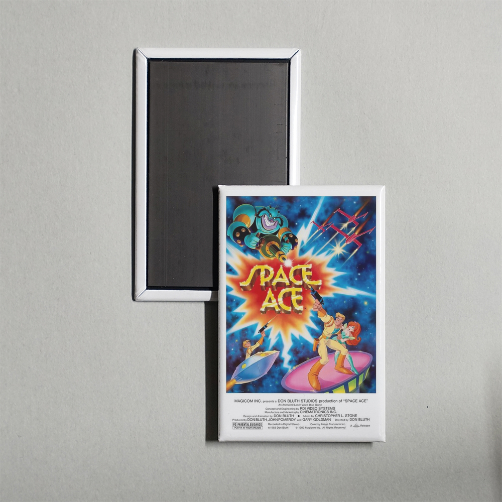 Space Ace Mini Movie Fridge Magnet