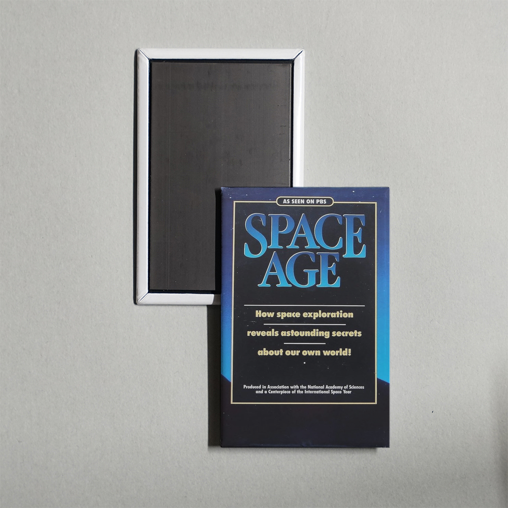 Space Age TV Show Fridge Magnet