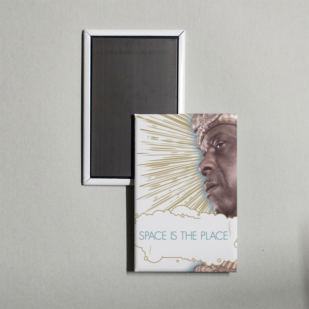 Space Is the Place Mini Movie Fridge Magnet