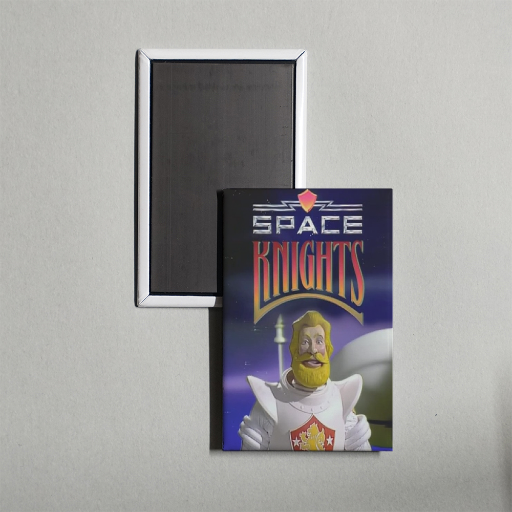 Space Knights TV Show Fridge Magnet