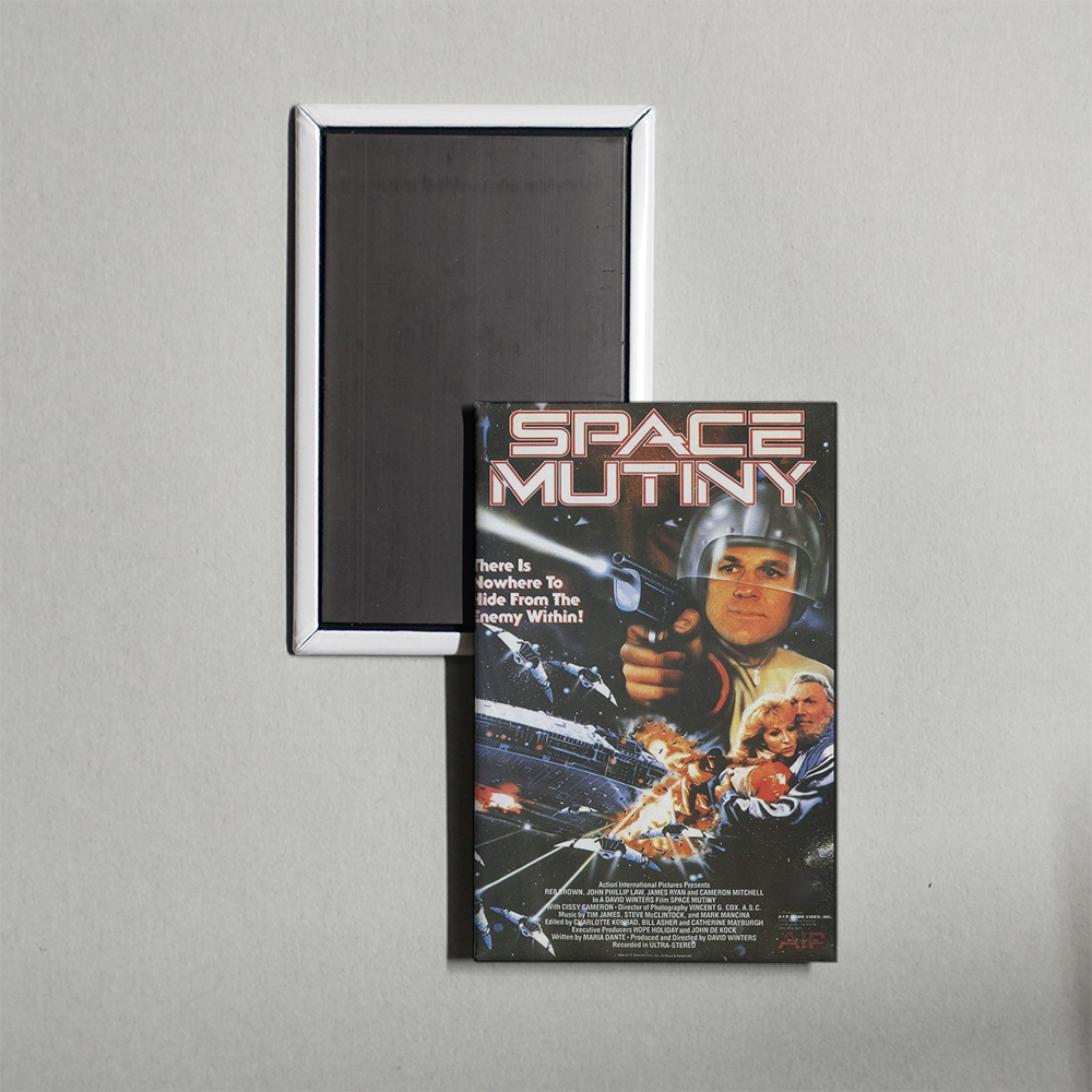 Space Mutiny Mini Movie Fridge Magnet