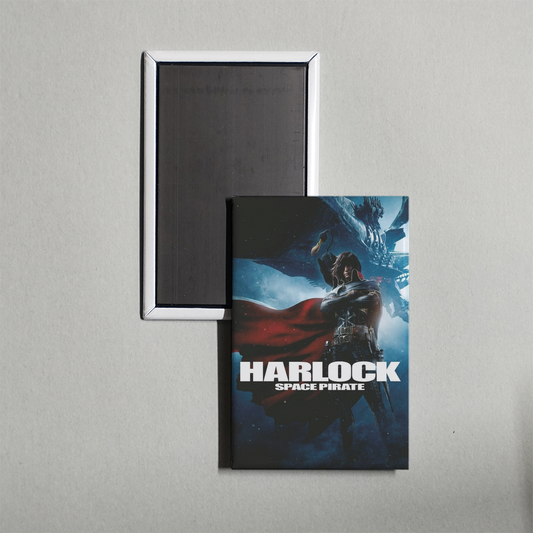 Space Pirate Captain Harlock Mini Movie Fridge Magnet