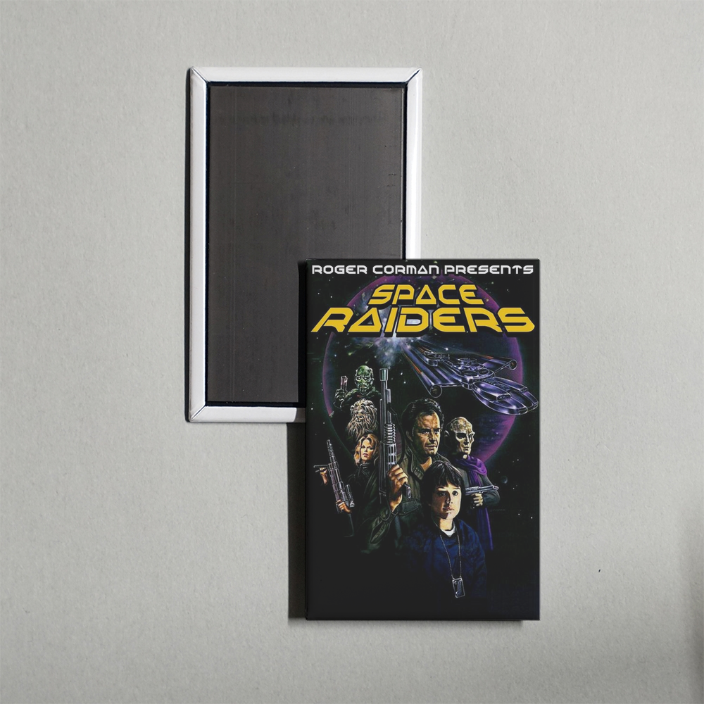 Space Raiders Mini Movie Fridge Magnet