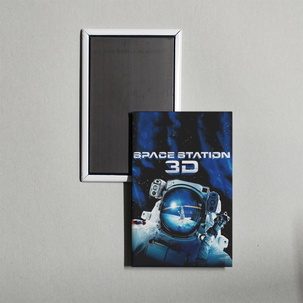 Space Station 3D Mini Movie Fridge Magnet