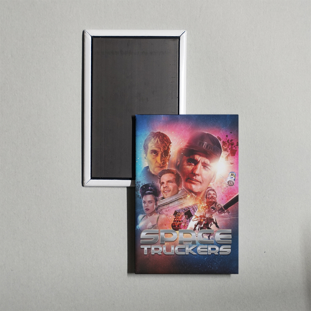 Space Truckers Mini Movie Fridge Magnet