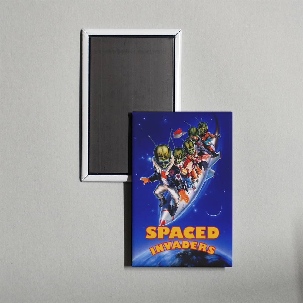 Spaced Invaders Mini Movie Fridge Magnet