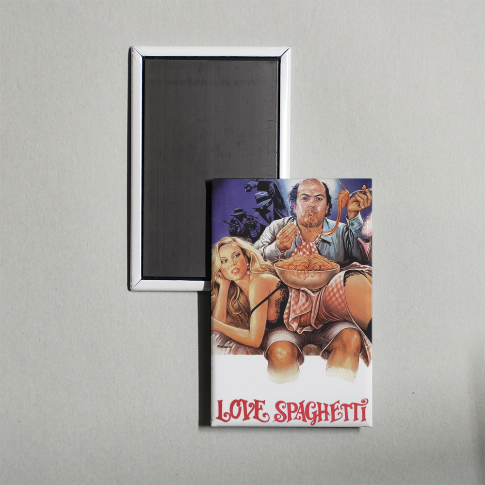 Spaghetti at Midnight Mini Movie Fridge Magnet