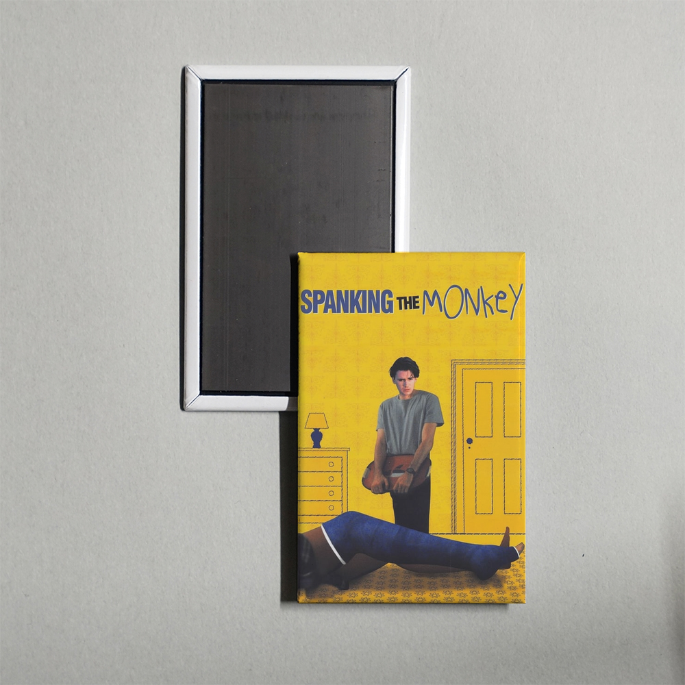 Spanking the Monkey Mini Movie Fridge Magnet