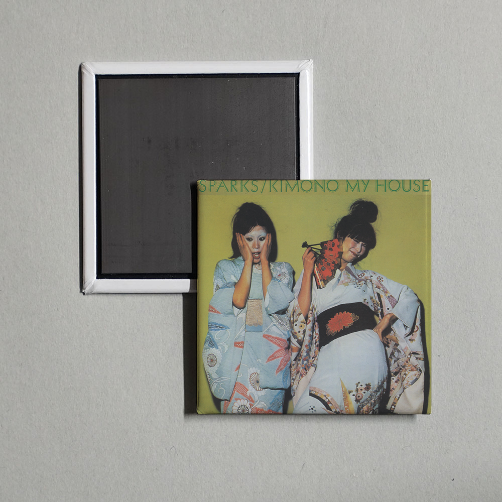 Sparks - Kimono My House Album Cover Fridge Magnet