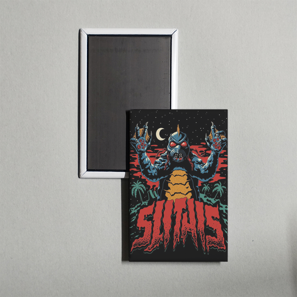 Spawn of the Slithis Mini Movie Fridge Magnet