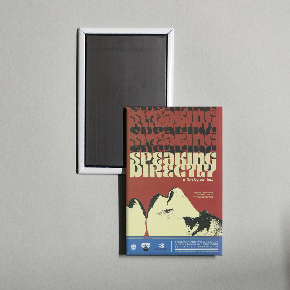 Speaking Directly Mini Movie Fridge Magnet