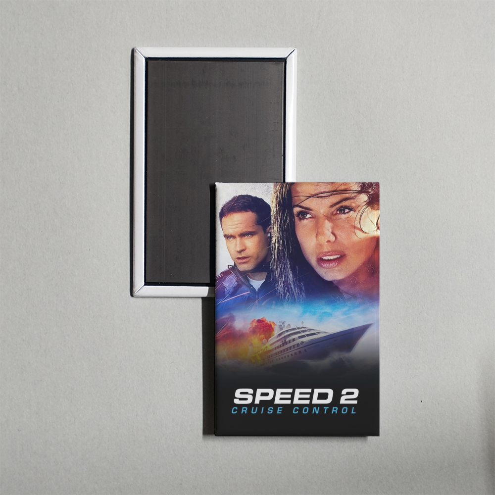 Speed 2 Cruise Control Mini Movie Fridge Magnet