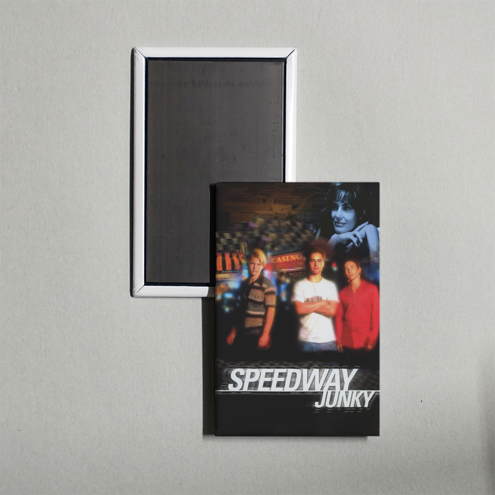 Speedway Junky Mini Movie Fridge Magnet