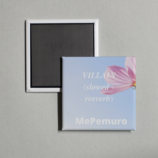 Sphere - VILLAIN (slowed + reeverb) - Slowed Album Cover Fridge Magnet
