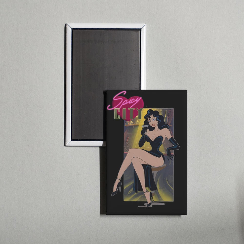 Spicy City TV Show Fridge Magnet