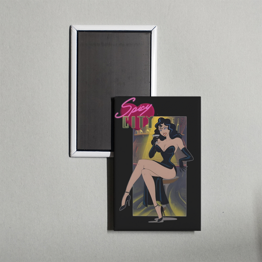 Spicy City TV Show Fridge Magnet
