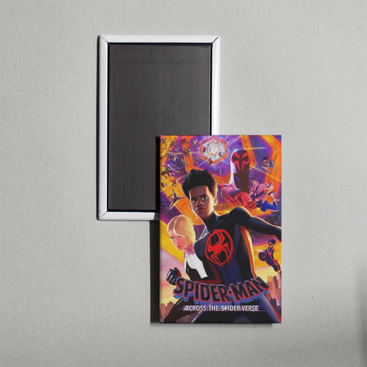 Spideran Across the Spider-Verse Mini Movie Fridge Magnet