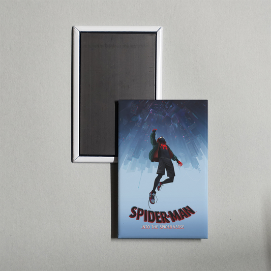 Spideran Into the Spider-Verse Mini Movie Fridge Magnet