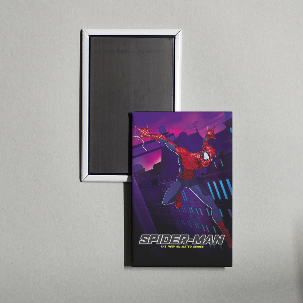 Spideran The New Animated Series TV Show Fridge Magnet