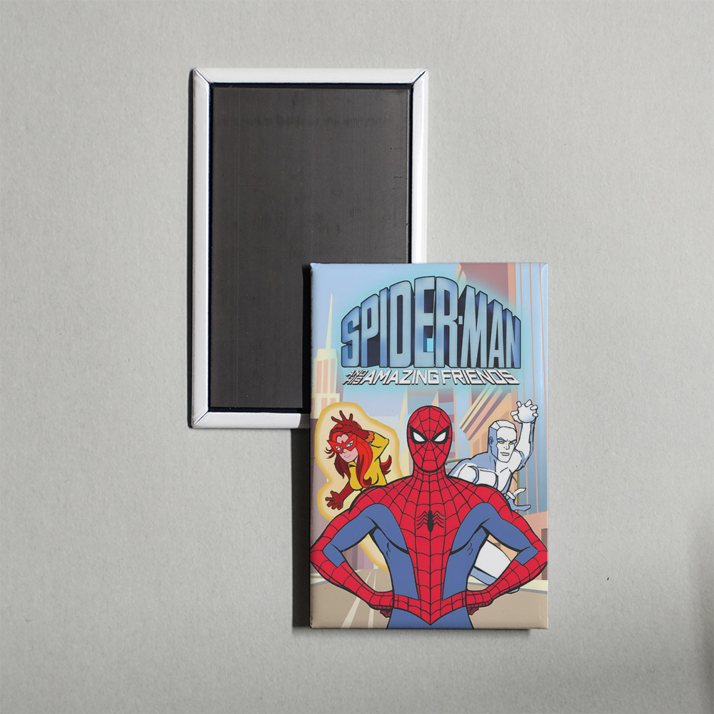Spideran and His Amazing Friends TV Show Fridge Magnet