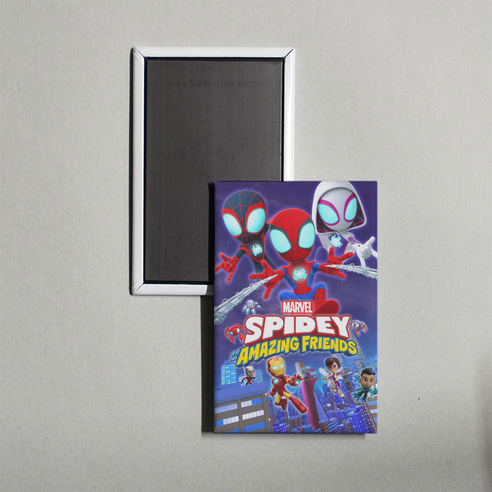 Spidey and His Amazing Friends TV Show Fridge Magnet