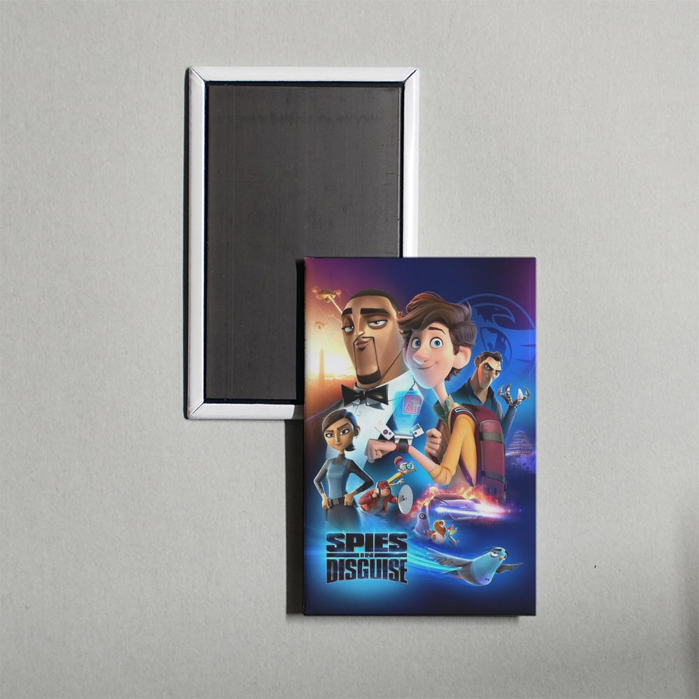 Spies in Disguise Mini Movie Fridge Magnet