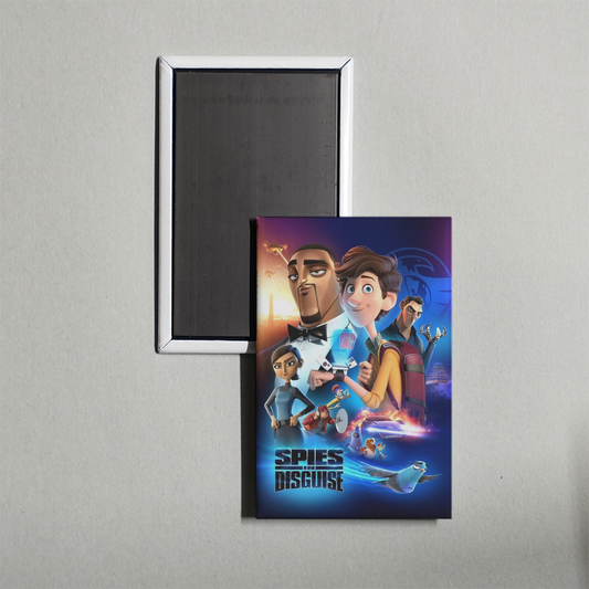 Spies in Disguise Mini Movie Fridge Magnet