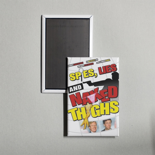 Spies, Lies & Naked Thighs Mini Movie Fridge Magnet