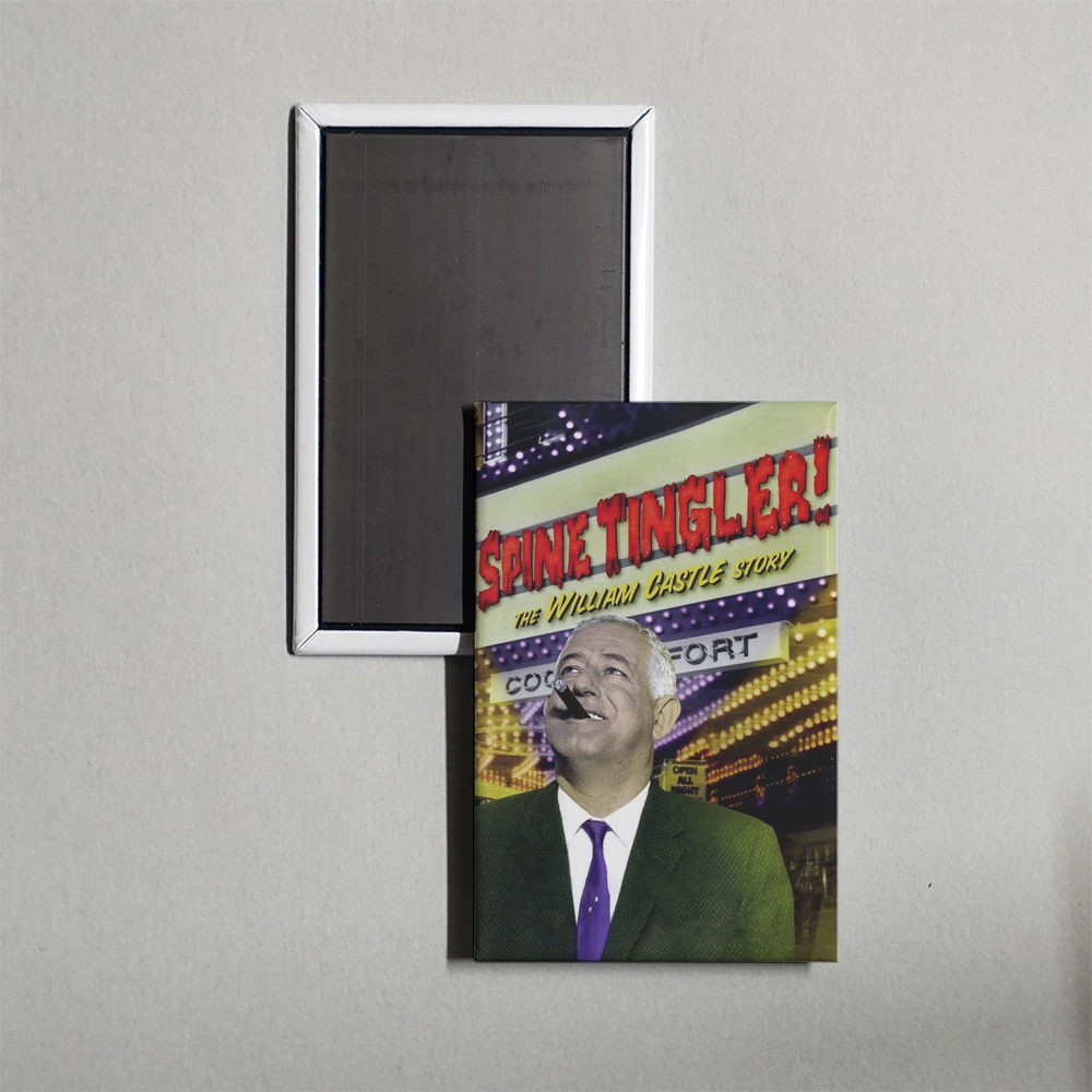 Spine Tingler! The William Castle Story Mini Movie Fridge Magnet