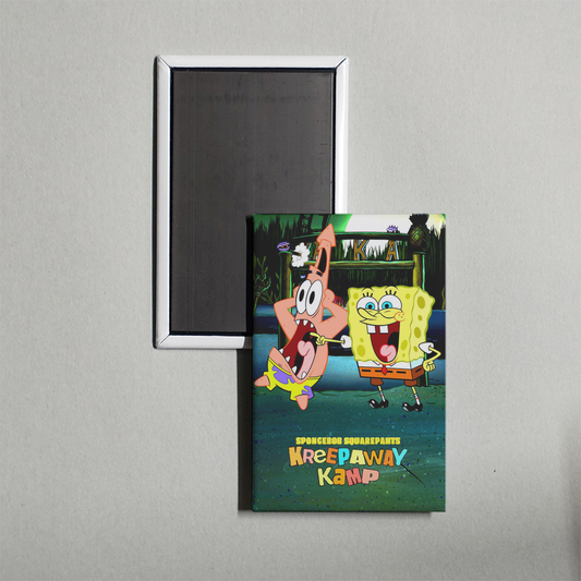 SpongeBob Squarepants Kreepaway Kamp Mini Movie Fridge Magnet