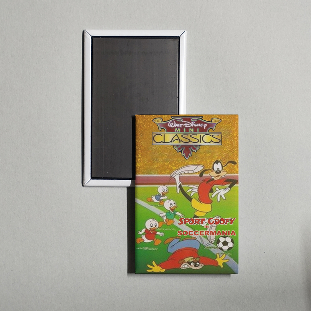 Sport Goofy in Soccermania Mini Movie Fridge Magnet