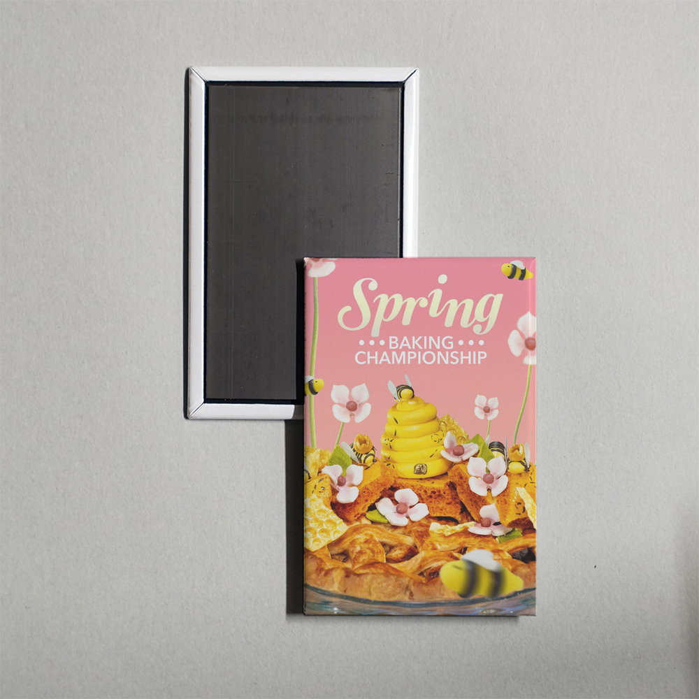 Spring Baking Championship TV Show Fridge Magnet