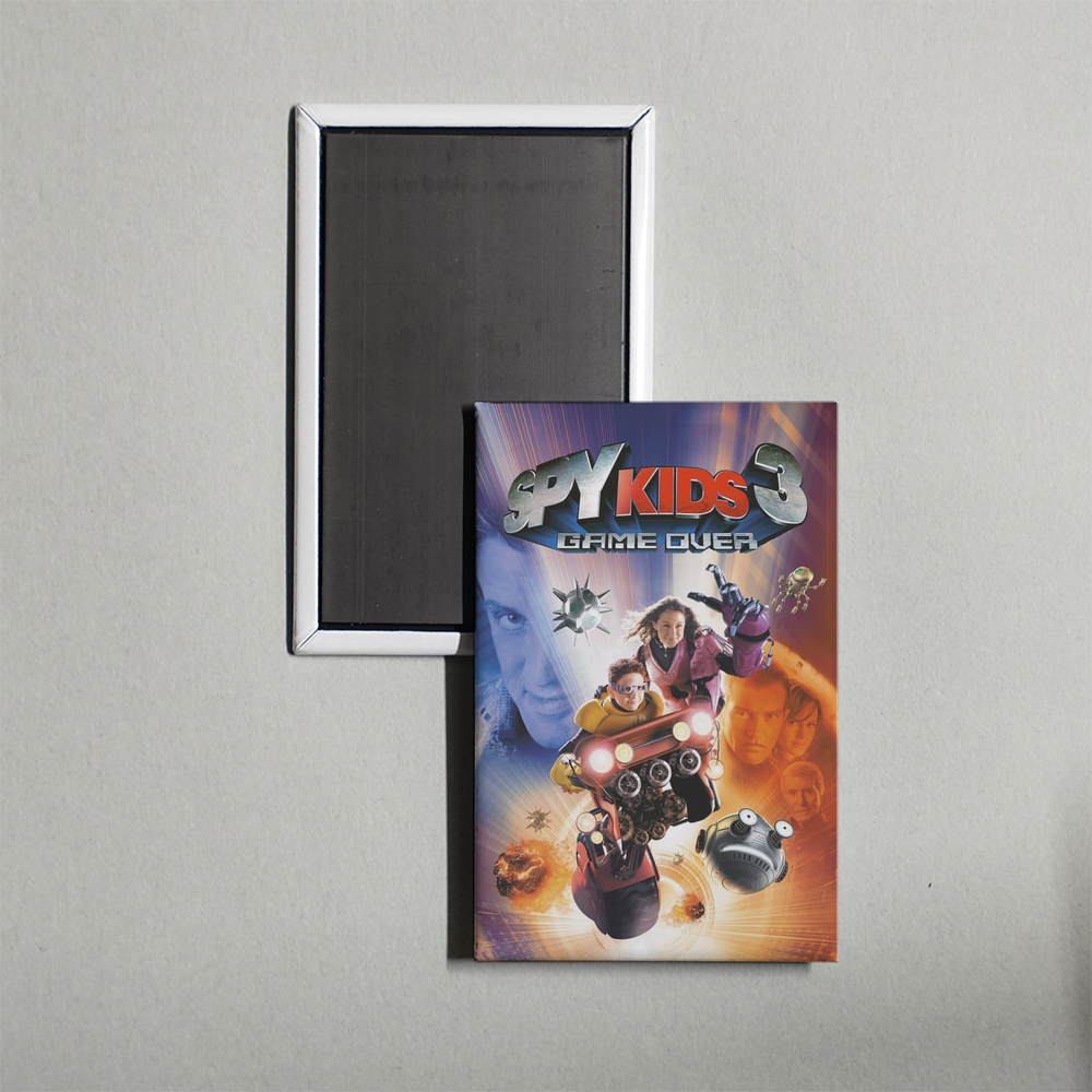 Spy Kids 3-D Game Over Mini Movie Fridge Magnet