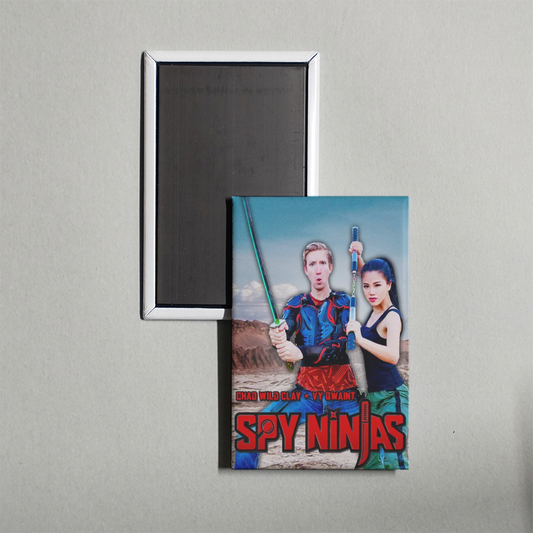 Spy Ninjas - Chad Wild Clay & Vy Qwaint TV Show Fridge Magnet