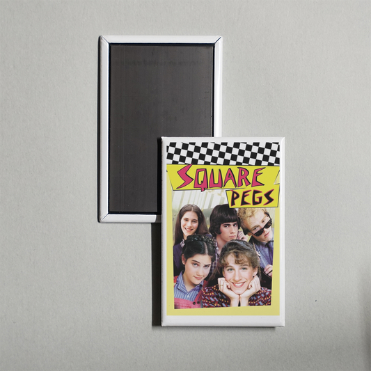 Square Pegs TV Show Fridge Magnet