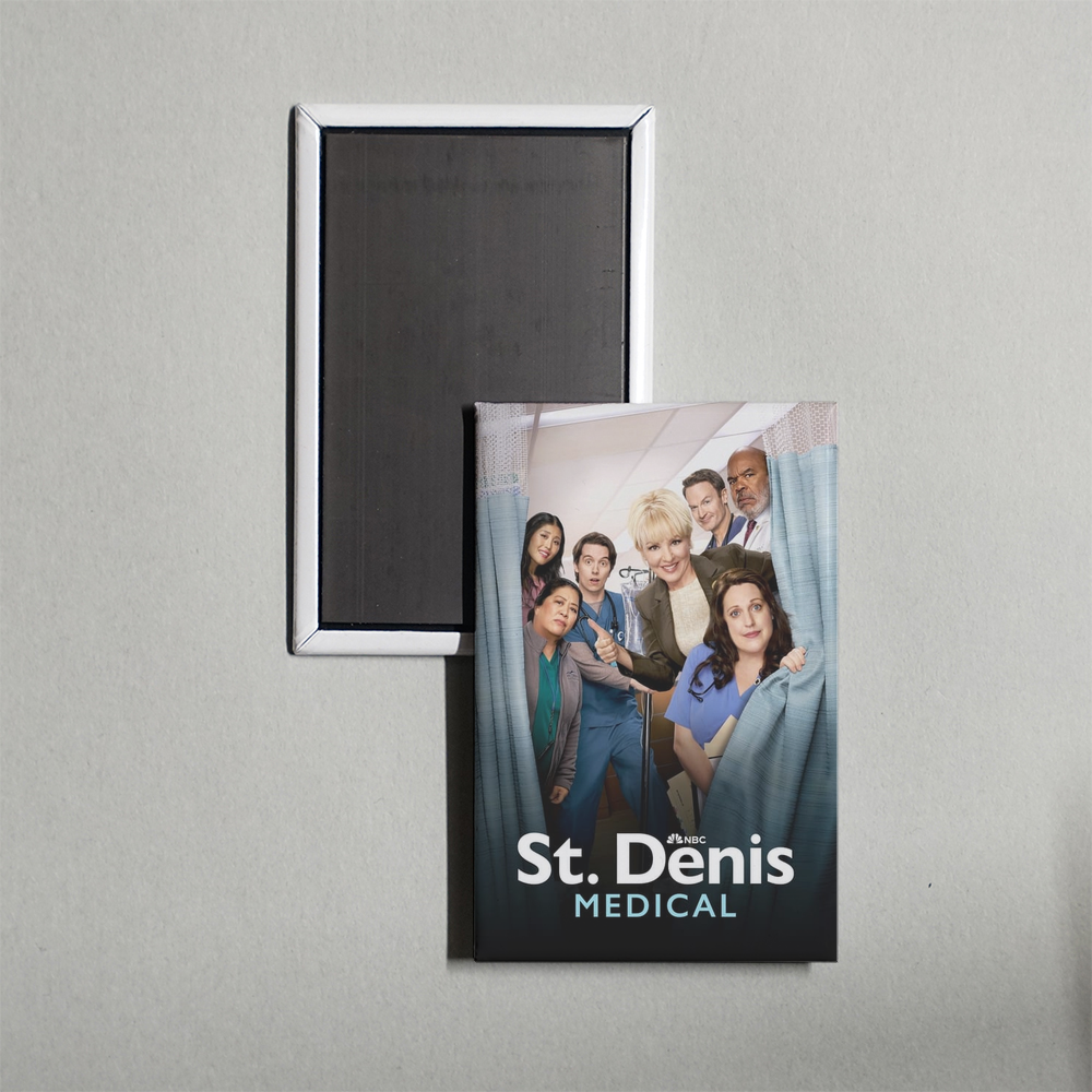 St. Denis Medical TV Show Fridge Magnet