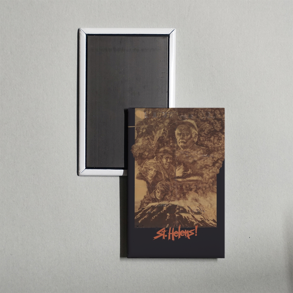 St. Helens Mini Movie Fridge Magnet