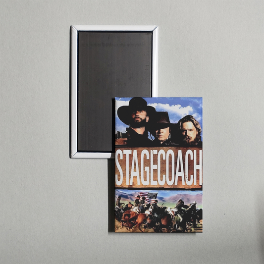 Stagecoach Mini Movie Fridge Magnet