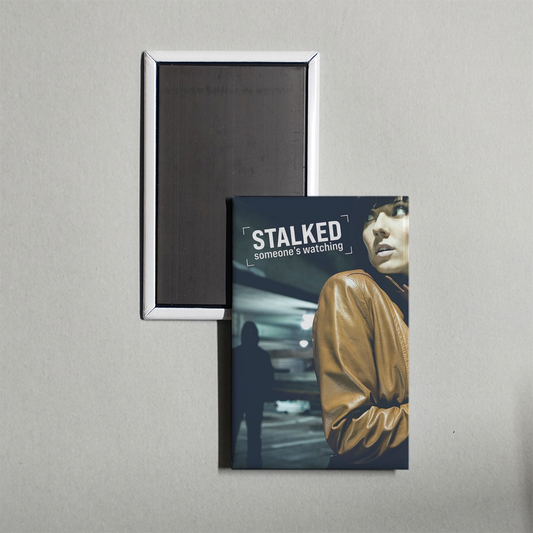 Stalked Someone's Watching TV Show Fridge Magnet