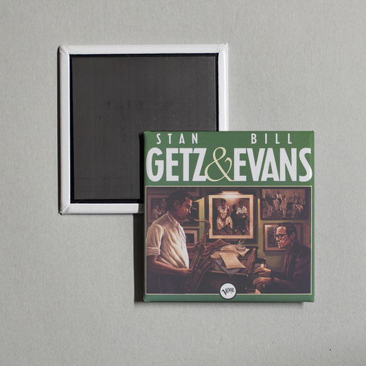 Stan Getz - Stan Getz & Bill Evans Album Cover Fridge Magnet