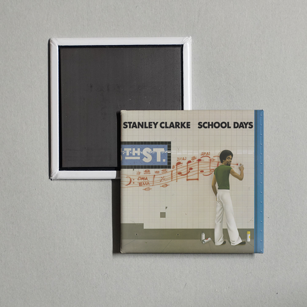 Stanley Clarke - School Days Album Cover Fridge Magnet