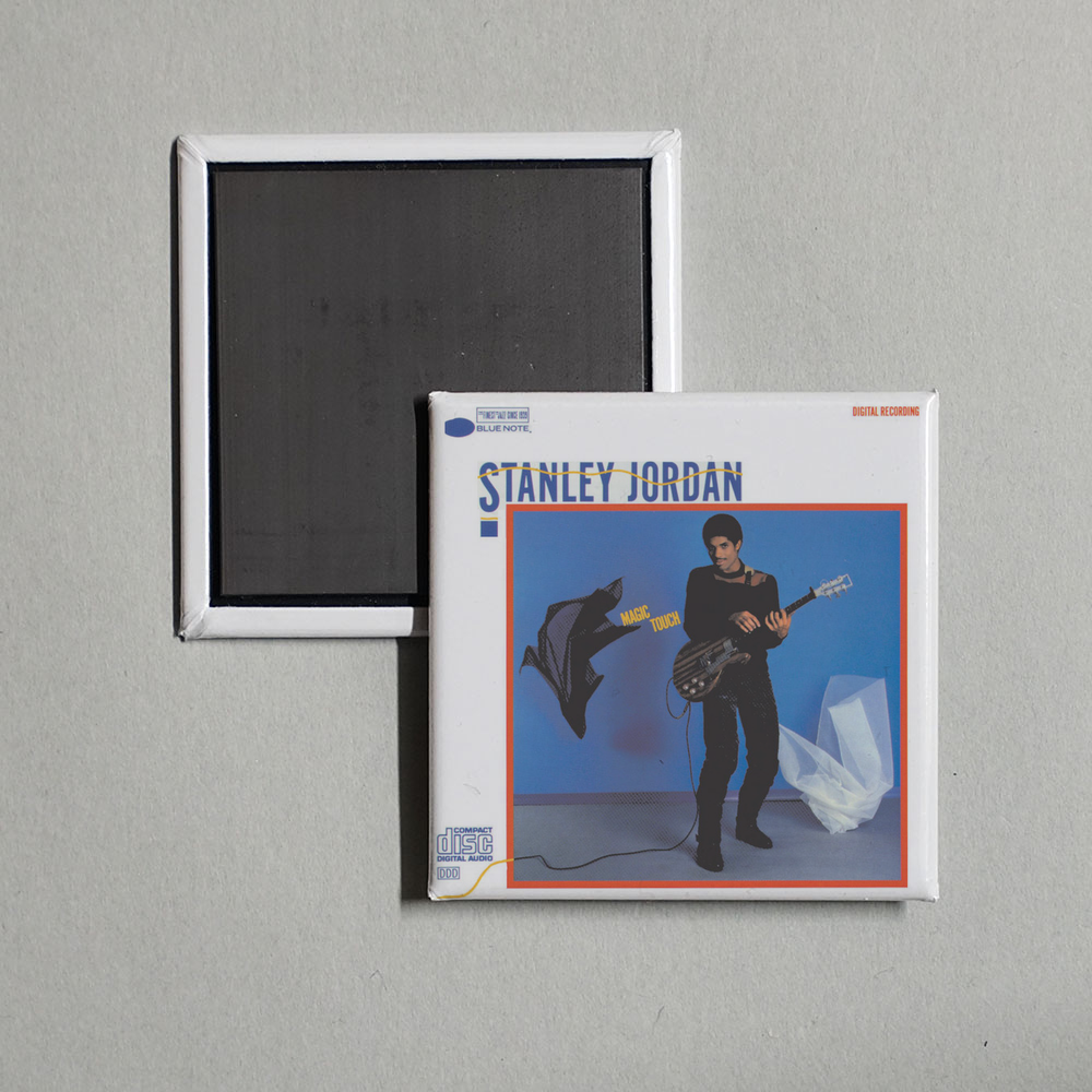Stanley Jordan - Magic Touch Album Cover Fridge Magnet