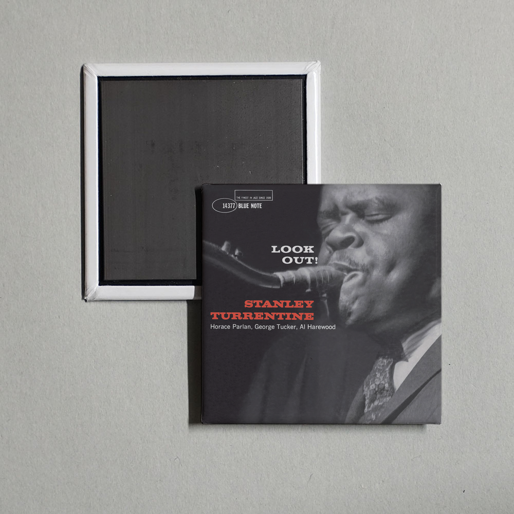 Stanley Turrentine - Look Out! (Remastered) Album Cover Fridge Magnet