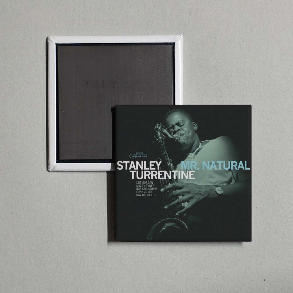 Stanley Turrentine - Mr. Natural Album Cover Fridge Magnet