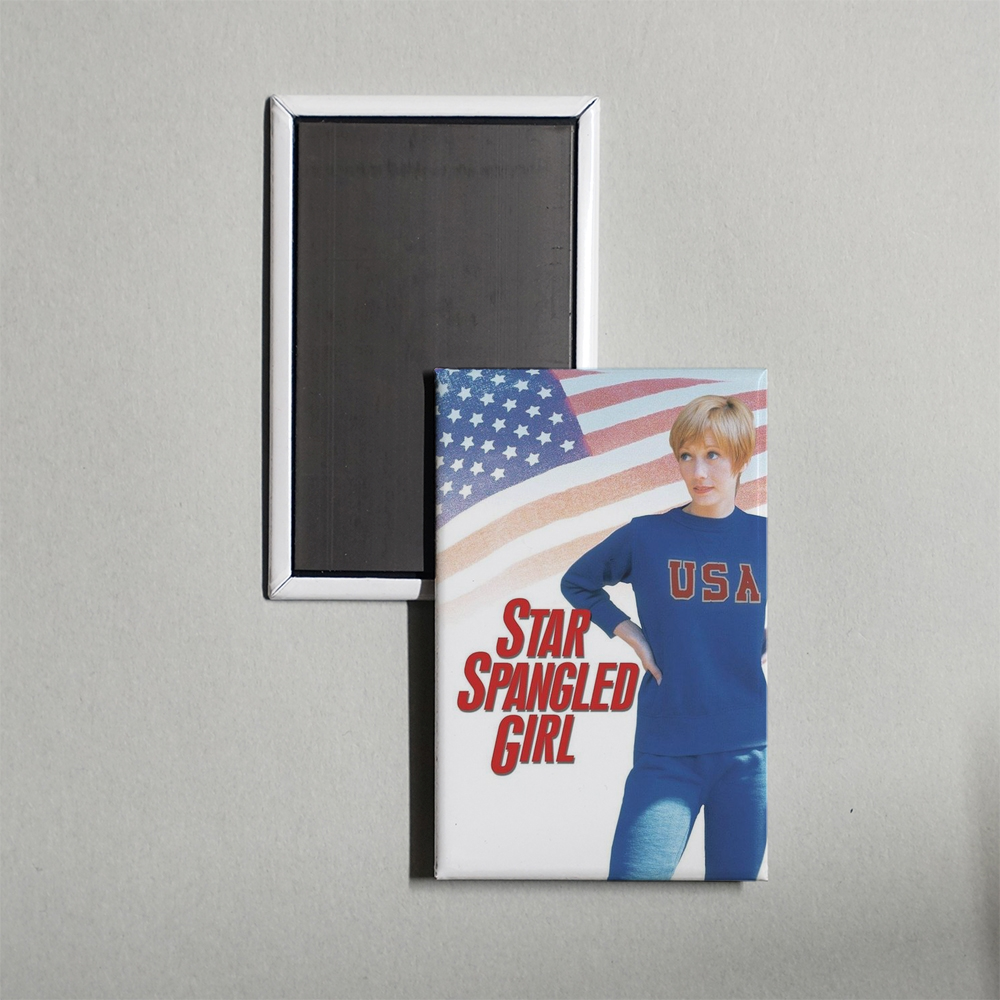 Star Spangled Girl Mini Movie Fridge Magnet