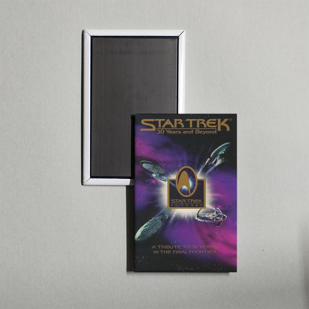 Star Trek 30 Years and Beyond Mini Movie Fridge Magnet
