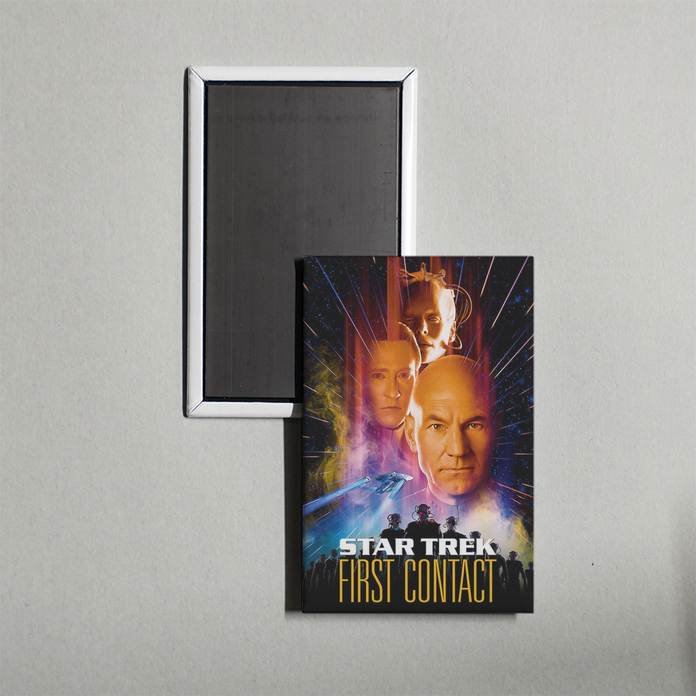 Star Trek First Contact Mini Movie Fridge Magnet