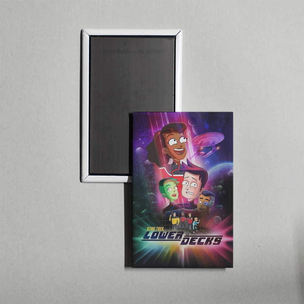 Star Trek Lower Decks TV Show Fridge Magnet