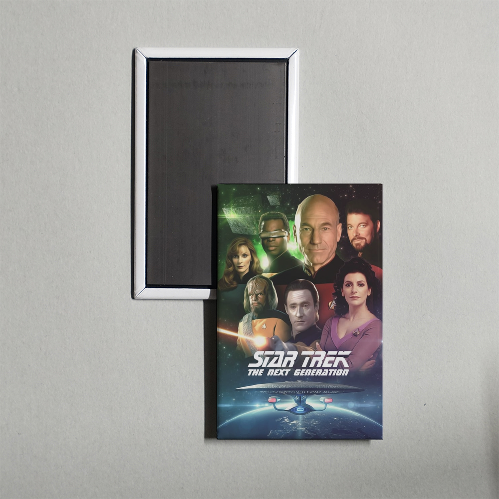 Star Trek The Next Generation TV Show Fridge Magnet