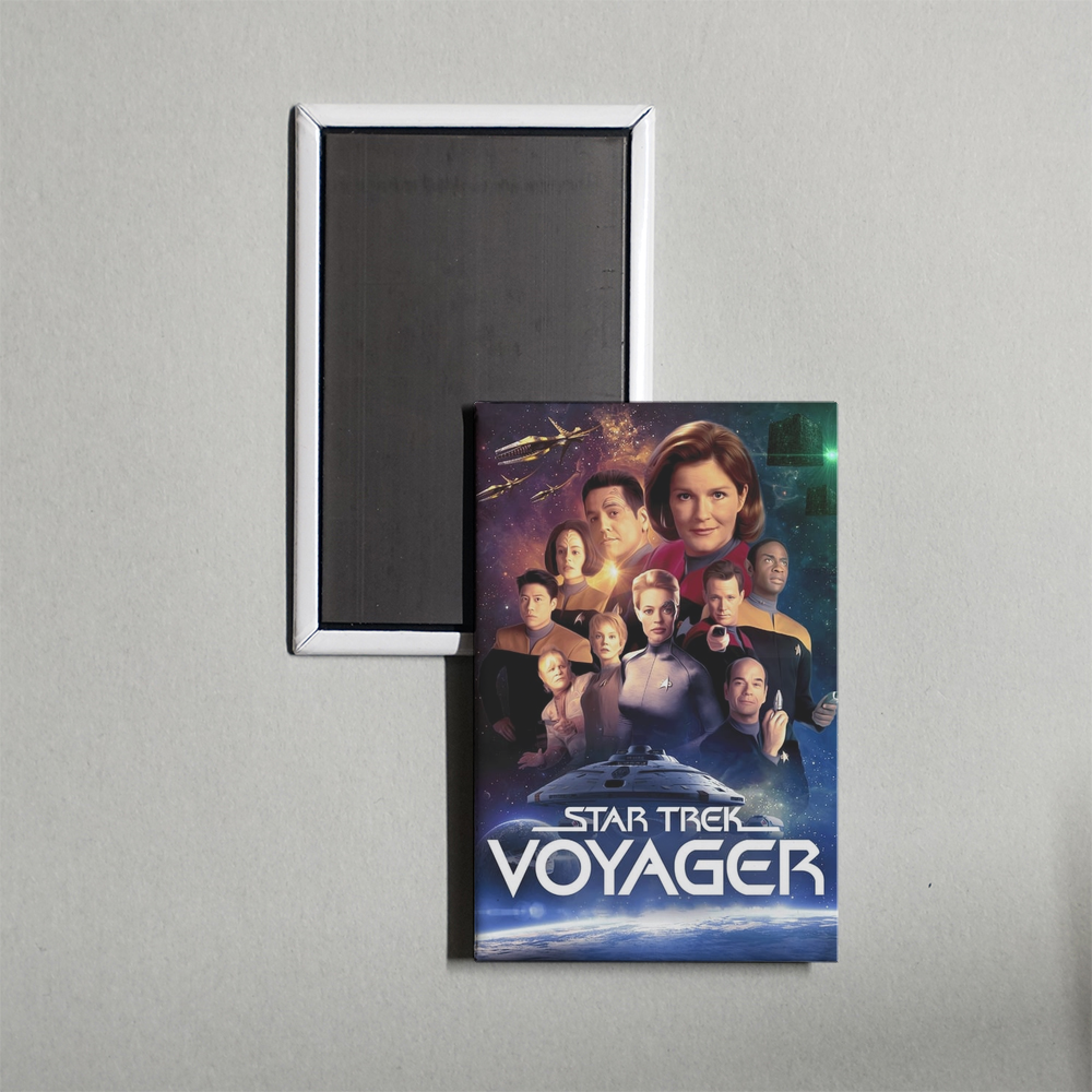 Star Trek Voyager TV Show Fridge Magnet